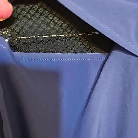 ExOfficio Button Up Shirt Vented Long Sleeve Sz M  Purple Women's Zip Po… - Picture 5 of 11